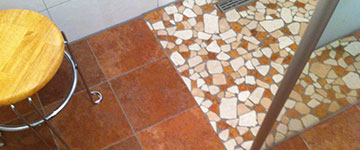 Mosaikboden von Fliesen BekOli